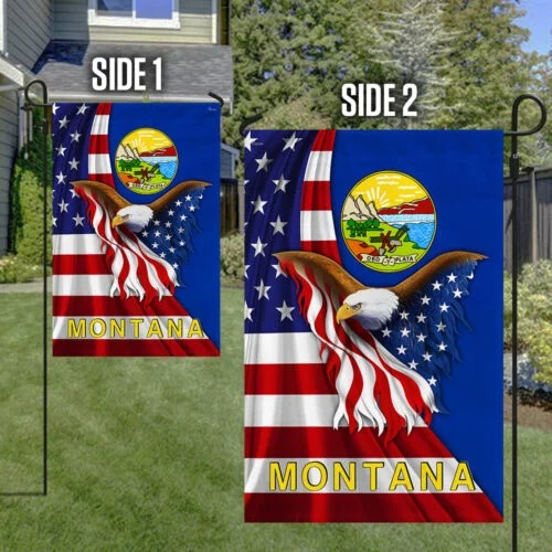 Eagle American Flag Montana flag 2 Eagle American Flag Montana flag 6