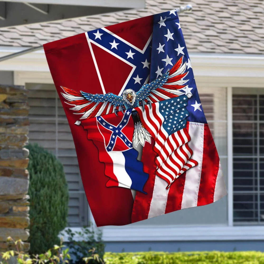 Eagle Mississippi American Flag 3