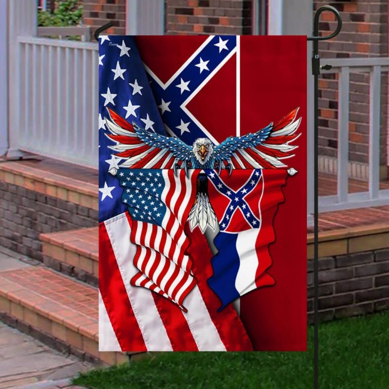 Eagle Mississippi American Flag 4