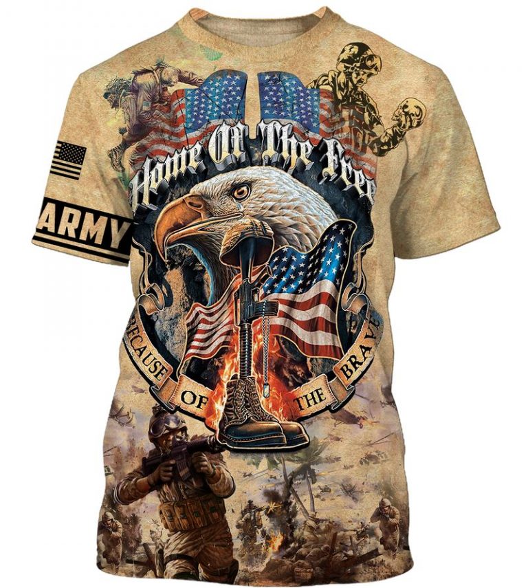 Eagle US army veteran home of the free because of the brave 3d shirt, hoodie 3 Eagle US army veteran home of the free because of the brave 3d shirt hoodie 3