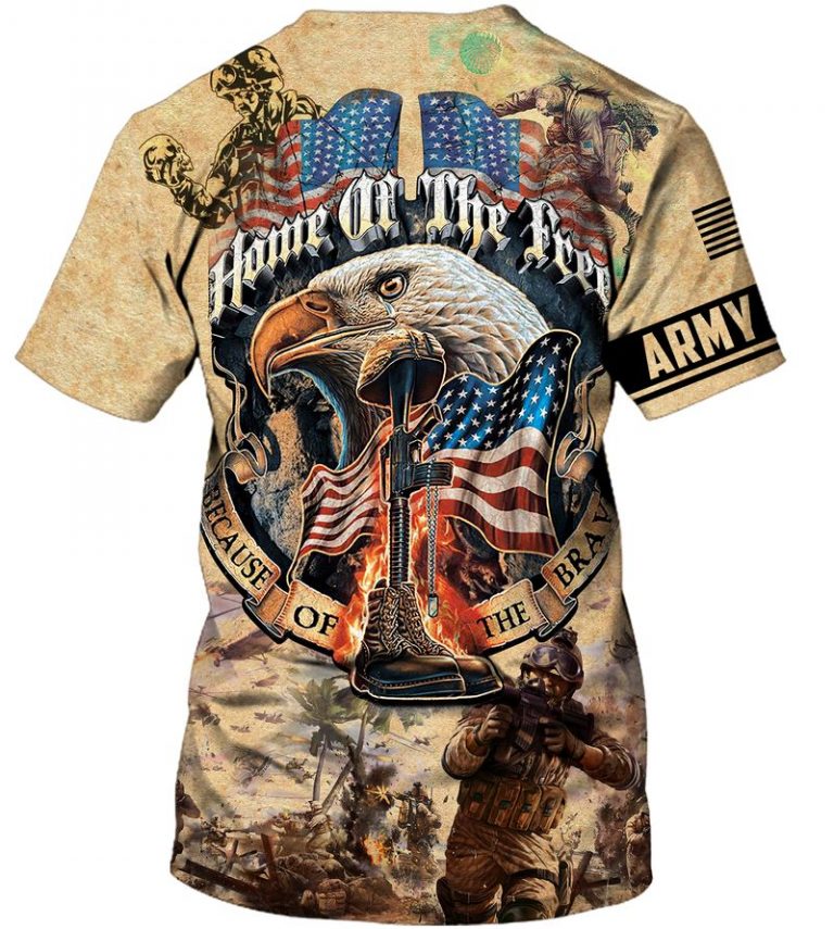 Eagle US army veteran home of the free because of the brave 3d shirt, hoodie 4 Eagle US army veteran home of the free because of the brave 3d shirt hoodie 4