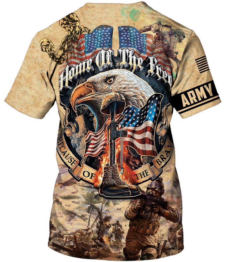 Eagle US army veteran home of the free because of the brave 3d shirt, hoodie 5 Eagle US army veteran home of the free because of the brave 3d shirt hoodie 4