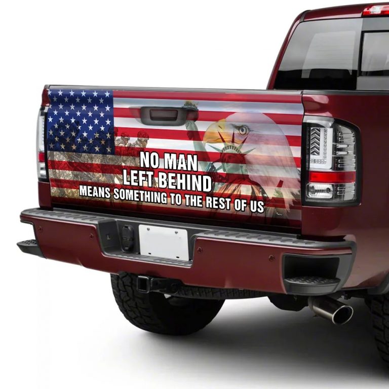 Eagle veteran No Man Left Behind Means Something To The Rest Of Us wrap sticker 3