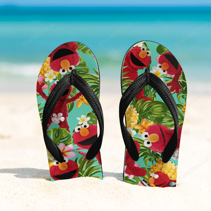 Elmo Flip Flops Tropical 5 Elmo Flip Flops Tropical2