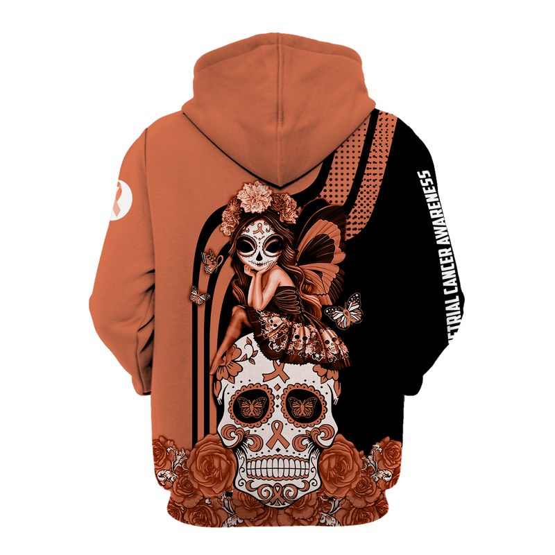 Endometrial Cancer Awareness Sugar Skull Fairy 3d shirt, hoodie 5 Endometrial Cancer Awareness Sugar Skull Fairy 3d shirt hoodie 6