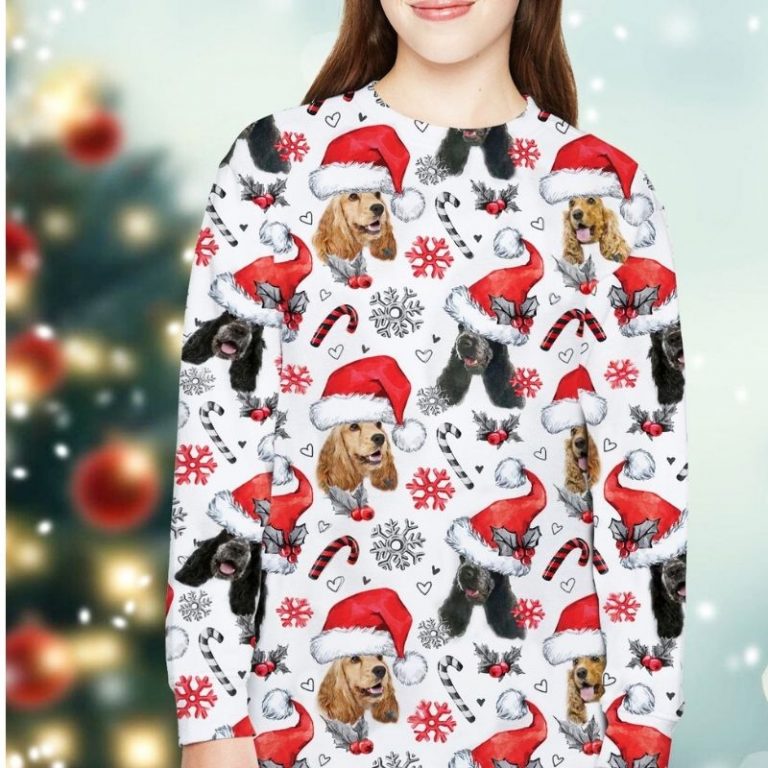 English Cocker Spaniel Xmas Christmas Decor sweatshirt (2) English Cocker Spaniel Xmas Christmas Decor sweatshirt 2