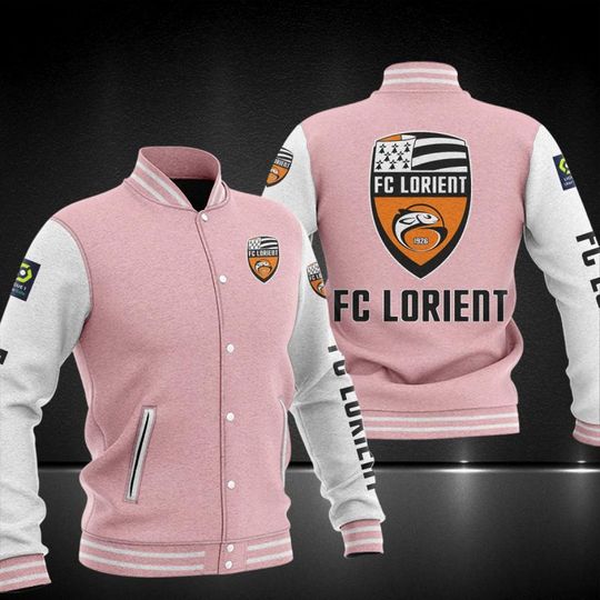 FC Lorient Varsity Baseball Jacket4