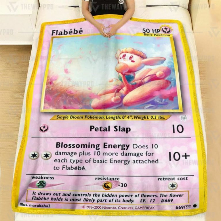 Flabebe Pokemon blanket 1
