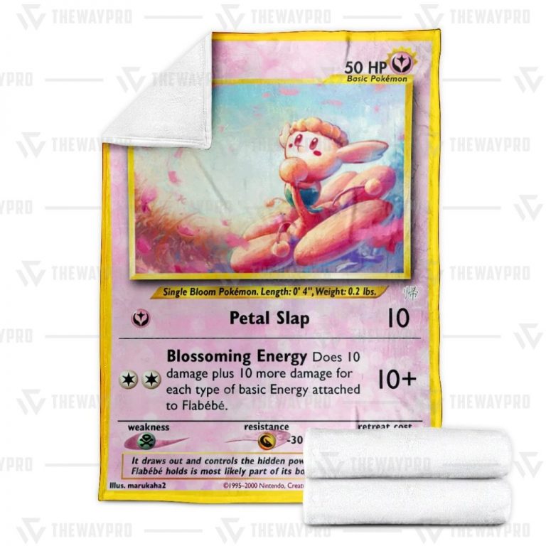 Flabebe Pokemon blanket 2