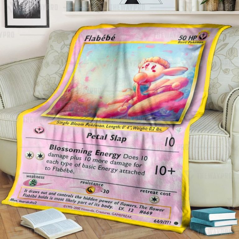 Flabebe Pokemon blanket