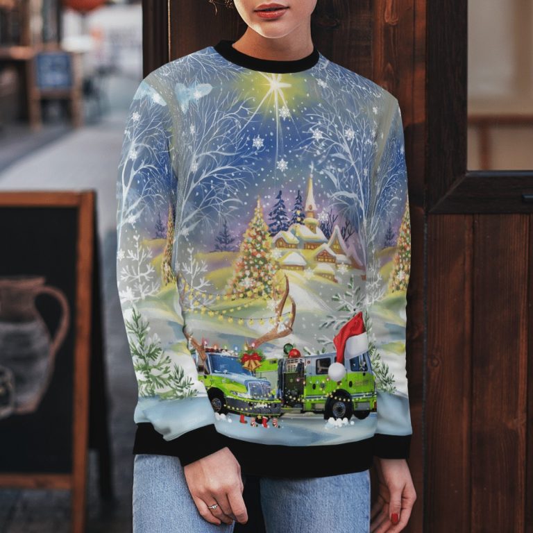 Florida Miami Dade Fire Rescue Department Christmas sweater sweatshirt 4