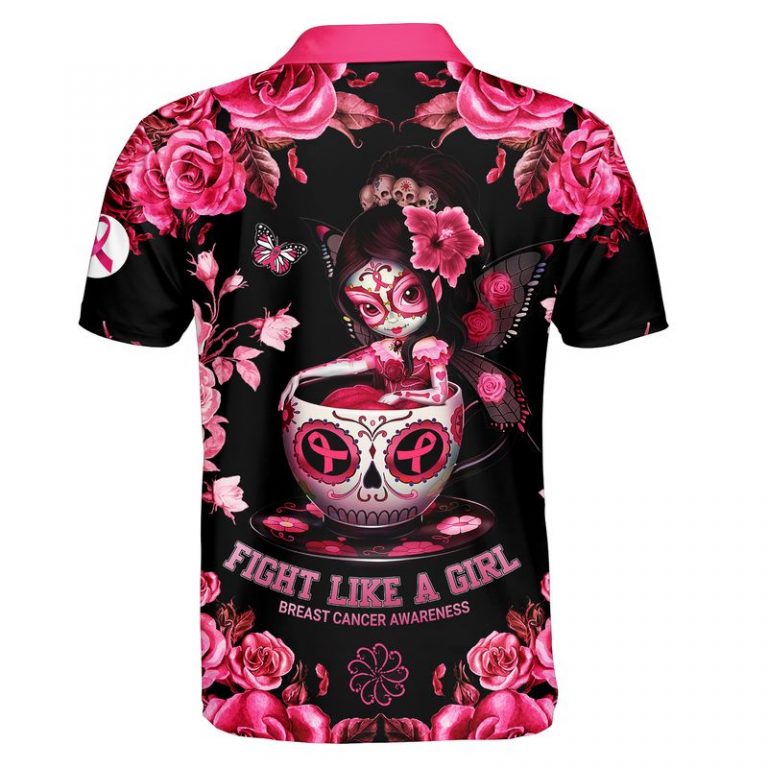 Flower sugar skull fairy Fight like a girl Breast cancer awareness 3d shirt, hoodie 7 Flower sugar skull fairy Fight like a girl Breast cancer awareness 3d shirt hoodie 7