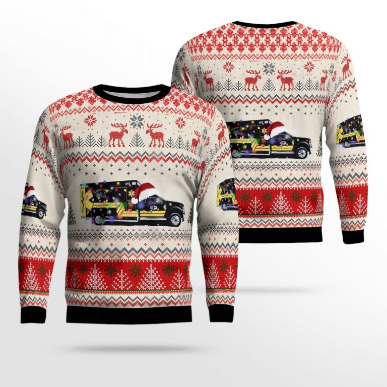 Floyd County EMS Christmas ugly sweater