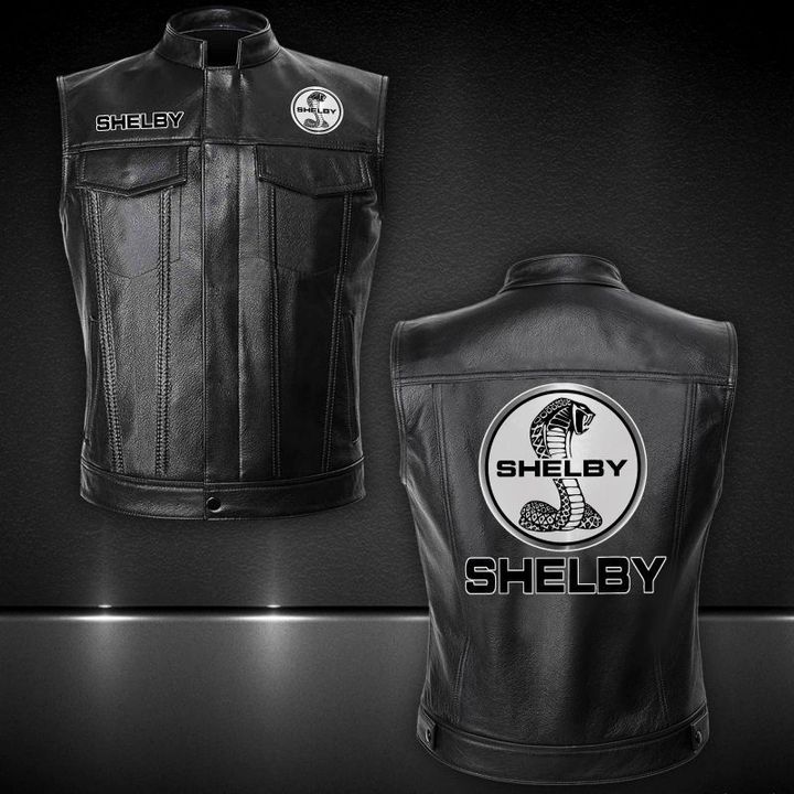 Ford Shelby Vest Leather Jacket