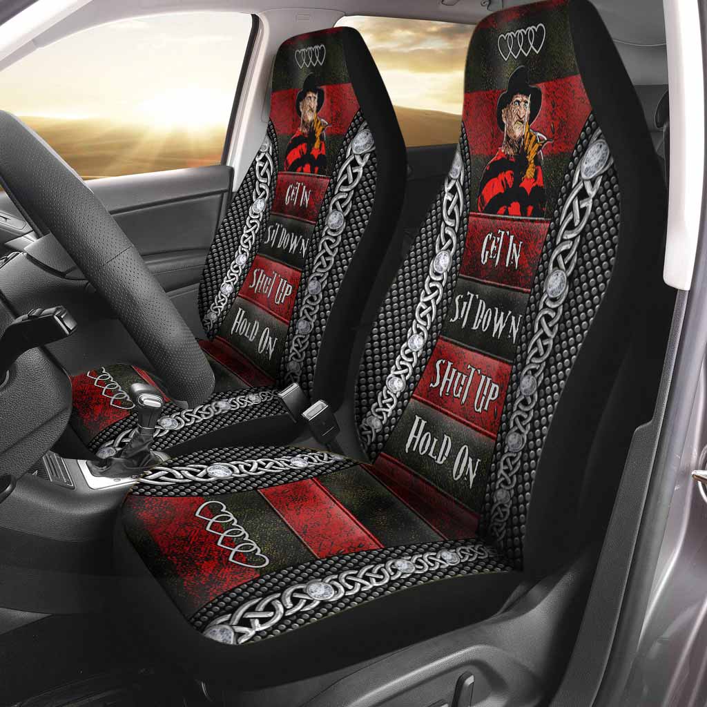 Freddy Krueger Sweet Dreams Get In Sit Down Shut Up Hold On Car Seat Cover 10 Freddy Krueger Sweet Dreams Get In Sit Down Shut Up Hold On Car Seat Cover 1