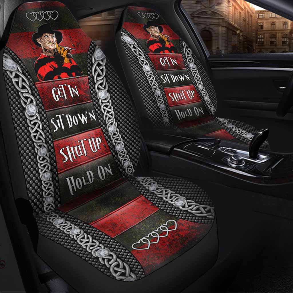 Freddy Krueger Sweet Dreams Get In Sit Down Shut Up Hold On Car Seat Cover 3 Freddy Krueger Sweet Dreams Get In Sit Down Shut Up Hold On Car Seat Cover 3