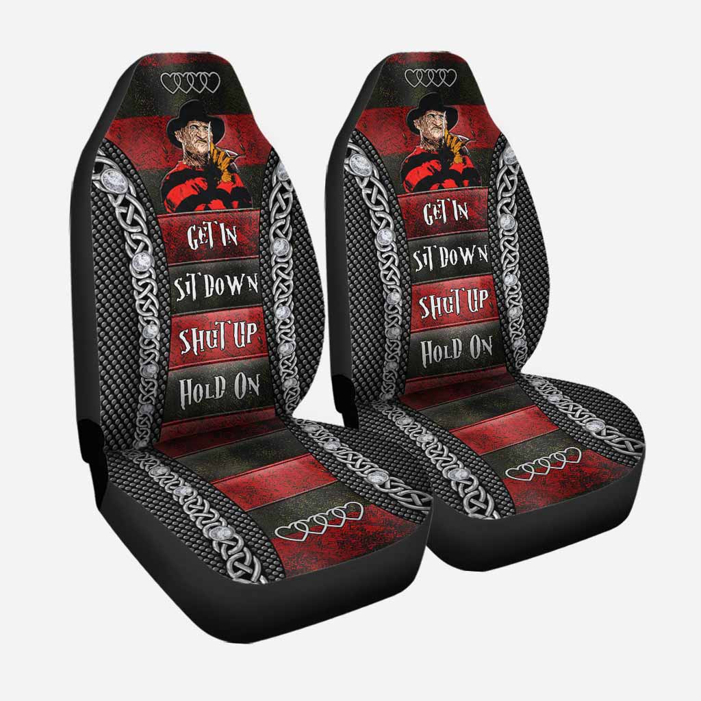 Freddy Krueger Sweet Dreams Get In Sit Down Shut Up Hold On Car Seat Cover 4 Freddy Krueger Sweet Dreams Get In Sit Down Shut Up Hold On Car Seat Cover 4