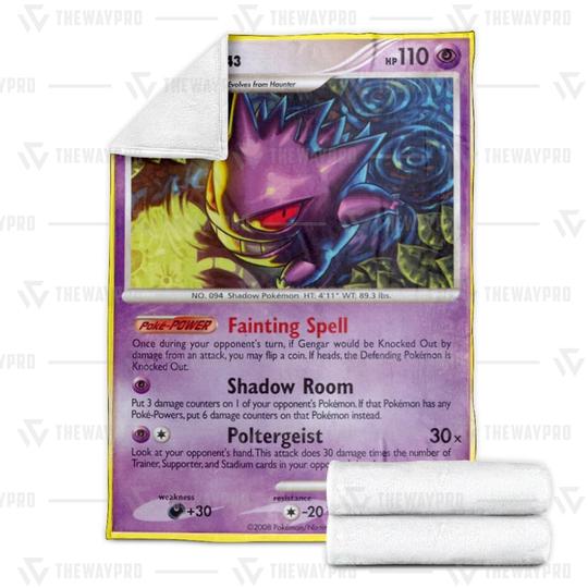 Gengar Stormfront Pokemon blanket 3