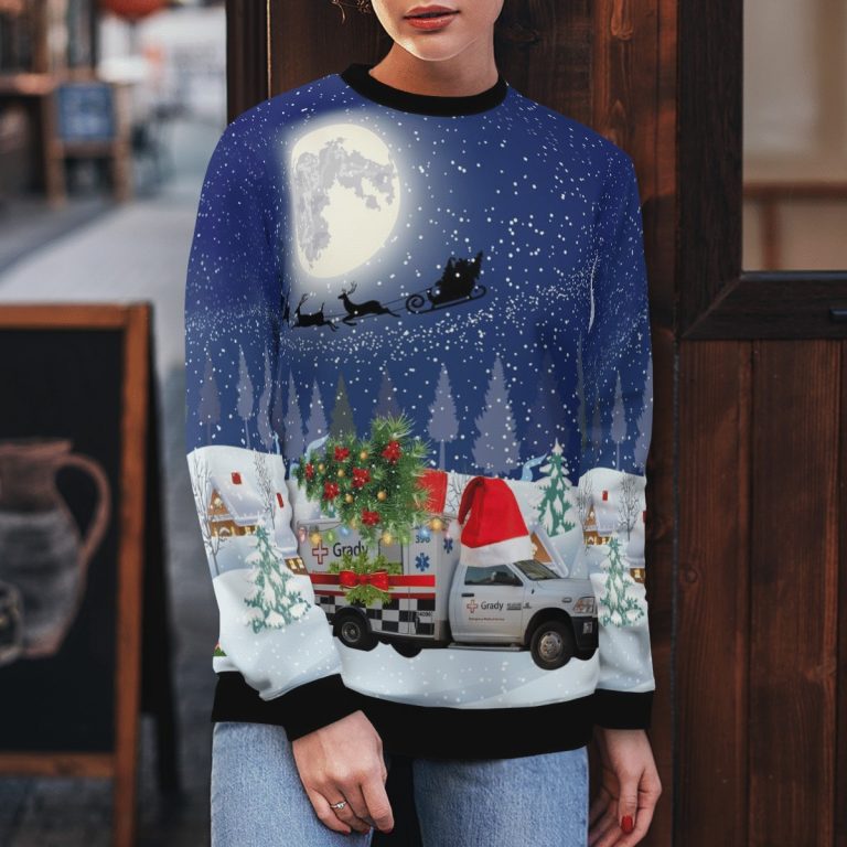 Georgia Grady EMS Christmas night ugly sweater 5 Georgia Grady EMS Christmas night ugly sweater 5