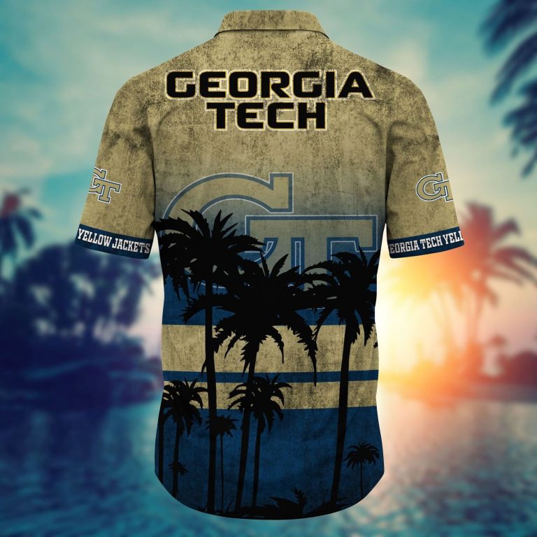 Georgia Tech Yellow Jackets NCAA hawaiian shirt 3