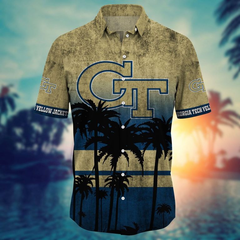 Georgia Tech Yellow Jackets NCAA hawaiian shirt 4