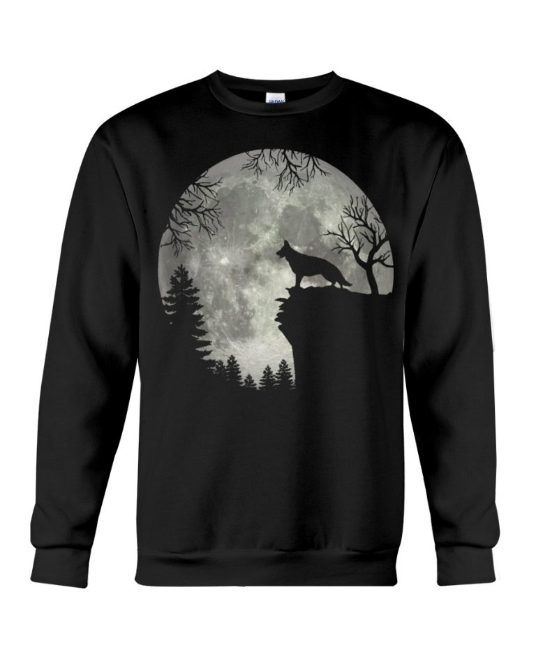 German Shepherd And Moon Halloween shirt hoodie 12