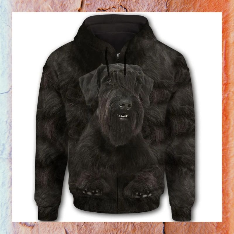 Giant Schnauzer Cute Face 3d full print hoodie 3 Giant Schnauzer Cute Face 3d full print hoodie 2