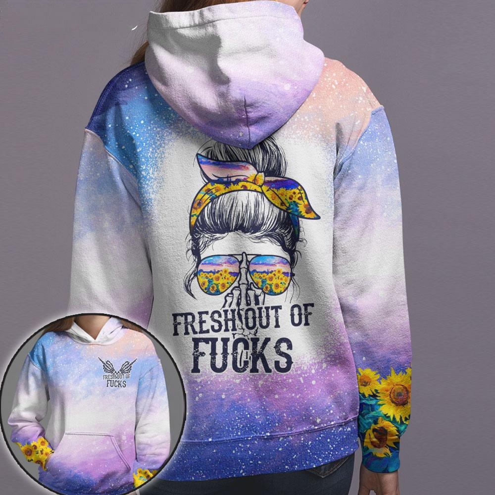 Girl sunflower freshout of fucks 3d shirt, hoodie 3 Girl sunflower freshout of fucks 3d shirt hoodie 3