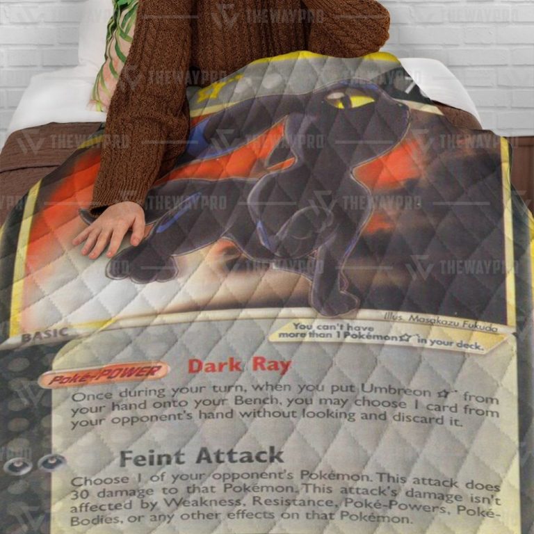 Gold Star Umbreon Pokemon quilt 1