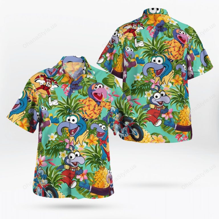 Gonzo The Muppet pineapple tropical hawaiian shirt 1