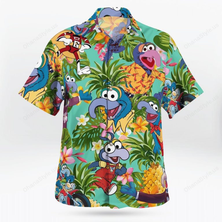 Gonzo The Muppet pineapple tropical hawaiian shirt 2