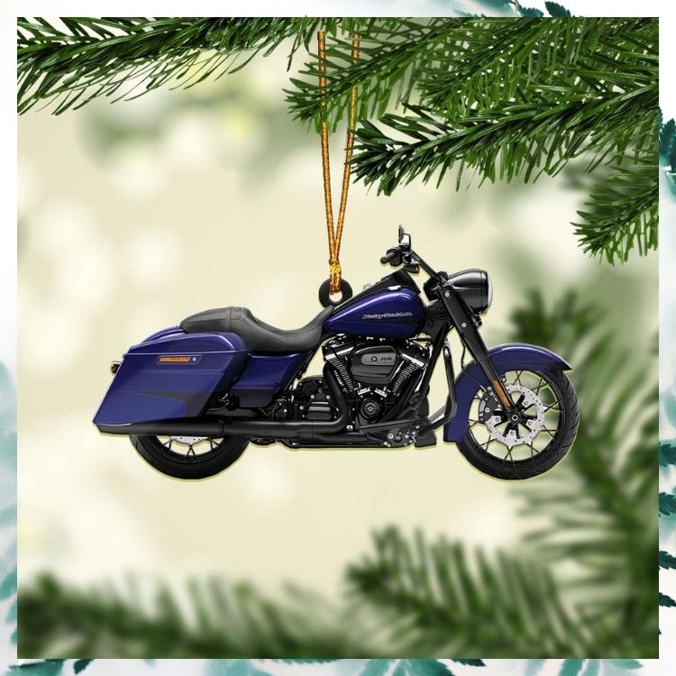 Grand Touring Zephyr Blue Motorcycle hanging Ornament 1