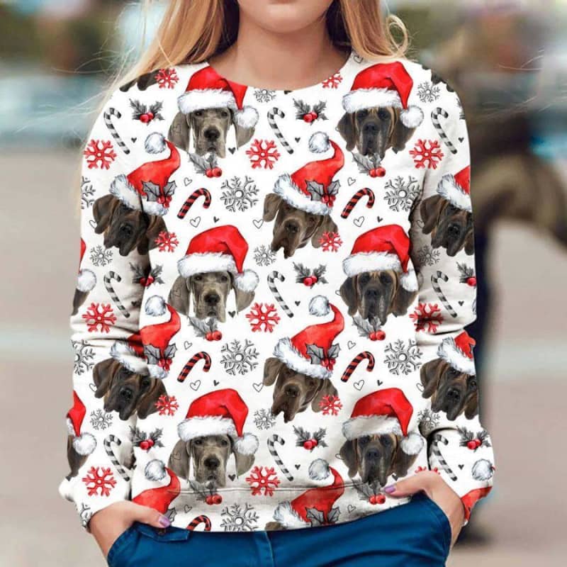 Great Dane Xmas Christmas Decor sweatshirt 1 Great Dane Xmas Christmas Decor sweatshirt 1