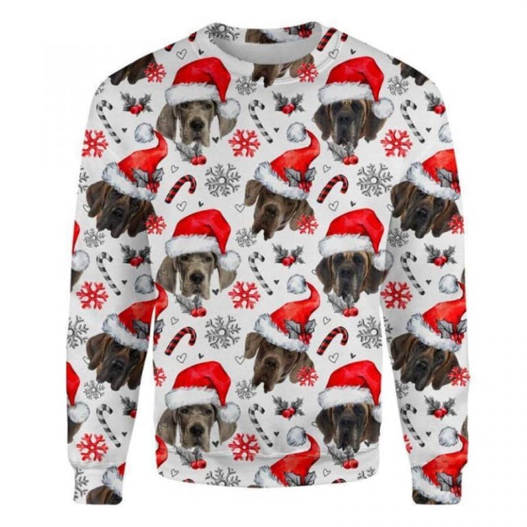 Great Dane Xmas Christmas Decor sweatshirt (2) Great Dane Xmas Christmas Decor sweatshirt 2