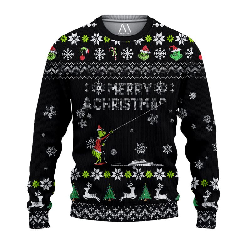 Grinch Merry christmas 3d shirt, hoodie 1 Grinch Merry christmas 3d shirt hoodie 1