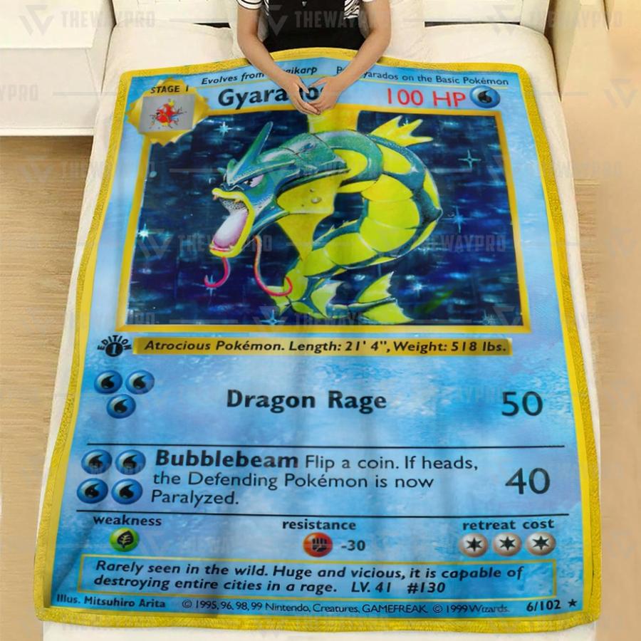 Gyarados Pokemon Blanket 1