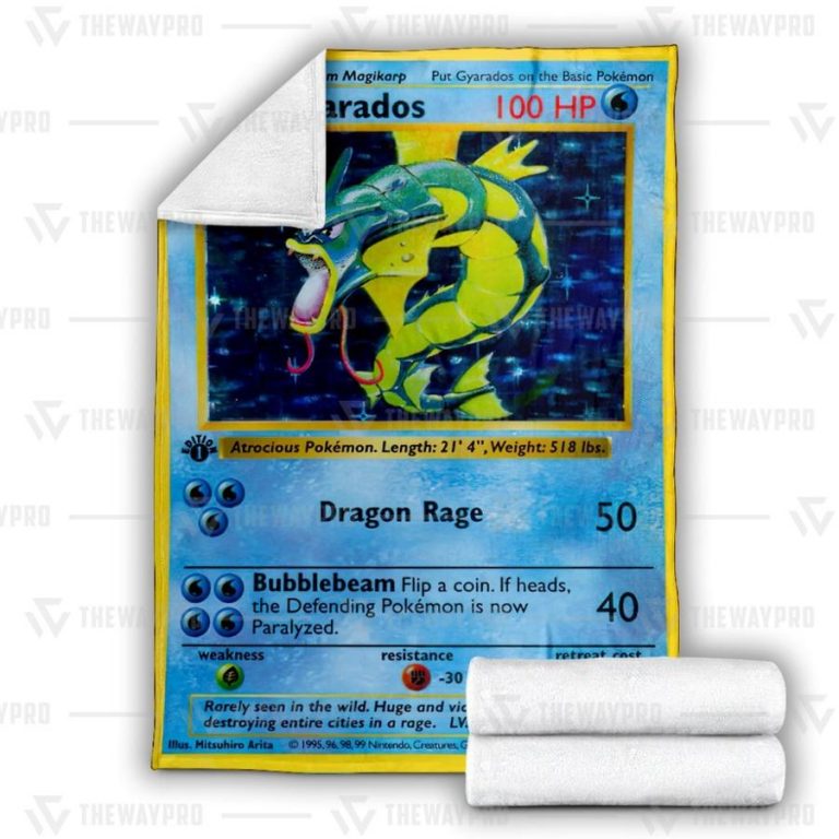 Gyarados Pokemon Blanket 2