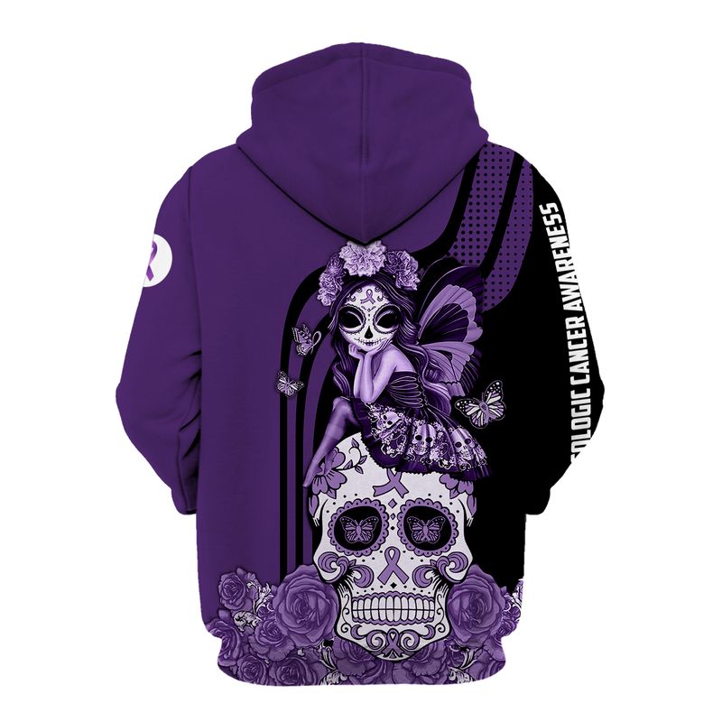 Gynecologic Cancer Awareness Sugar Skull Fairy 3d shirt, hoodie 5 Gynecologic Cancer Awareness Sugar Skull Fairy 3d shirt hoodie 6
