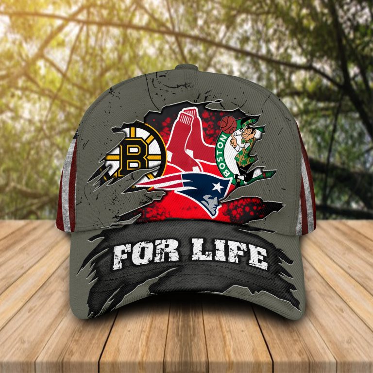 HOT For Life Boston Celtics New England Patriots Boston Bruins Boston Red Sox cap 1