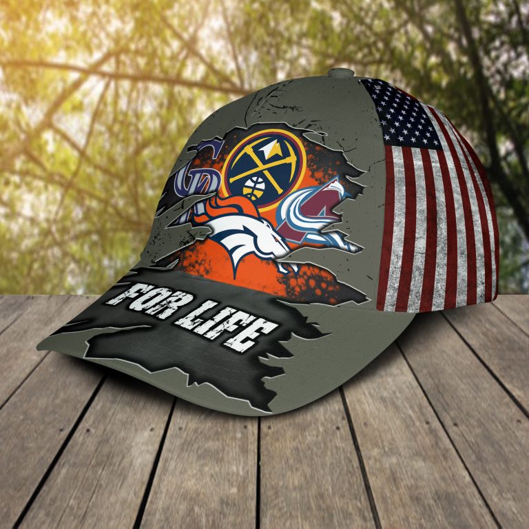 HOT For Life Denver Broncos Denver Nuggets Colorado Rockies Colorado Avalanche cap 1