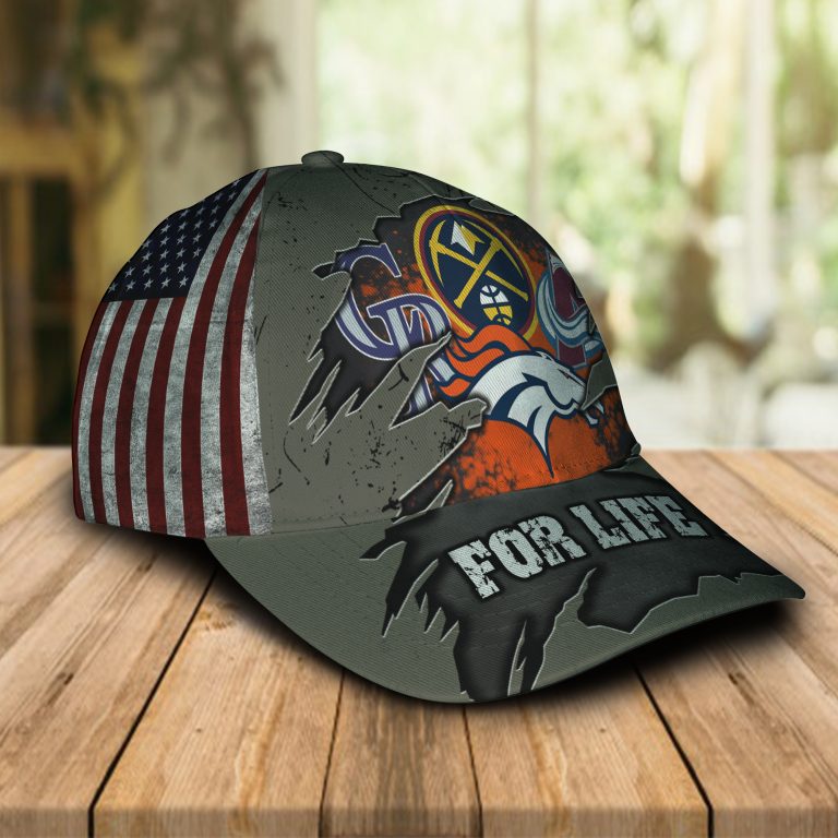 HOT For Life Denver Broncos Denver Nuggets Colorado Rockies Colorado Avalanche cap 2
