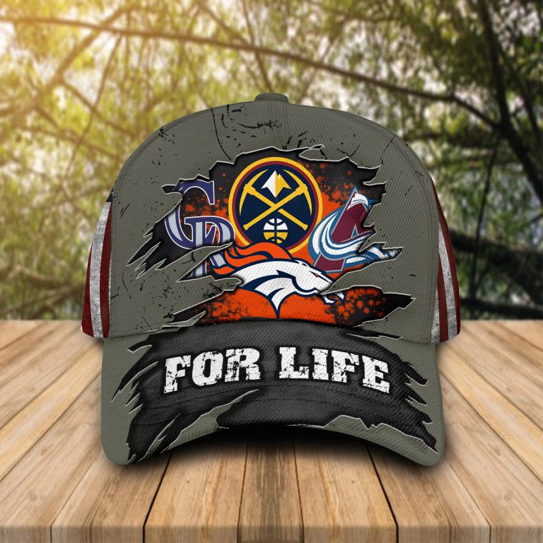 HOT For Life Denver Broncos Denver Nuggets Colorado Rockies Colorado Avalanche cap 3