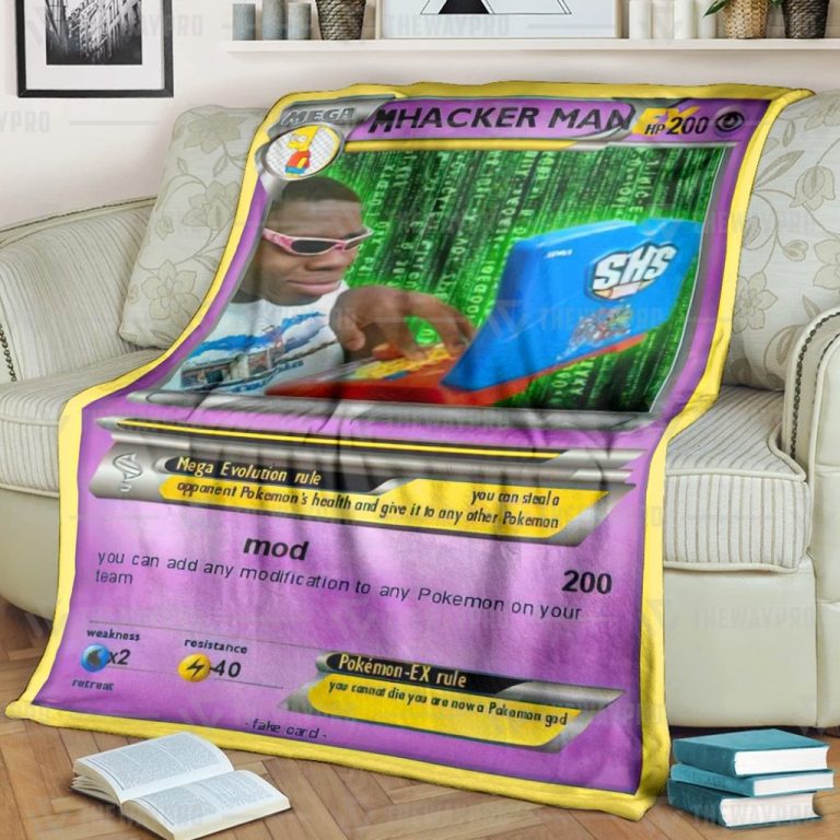 Hacker Man Pokemon blanket