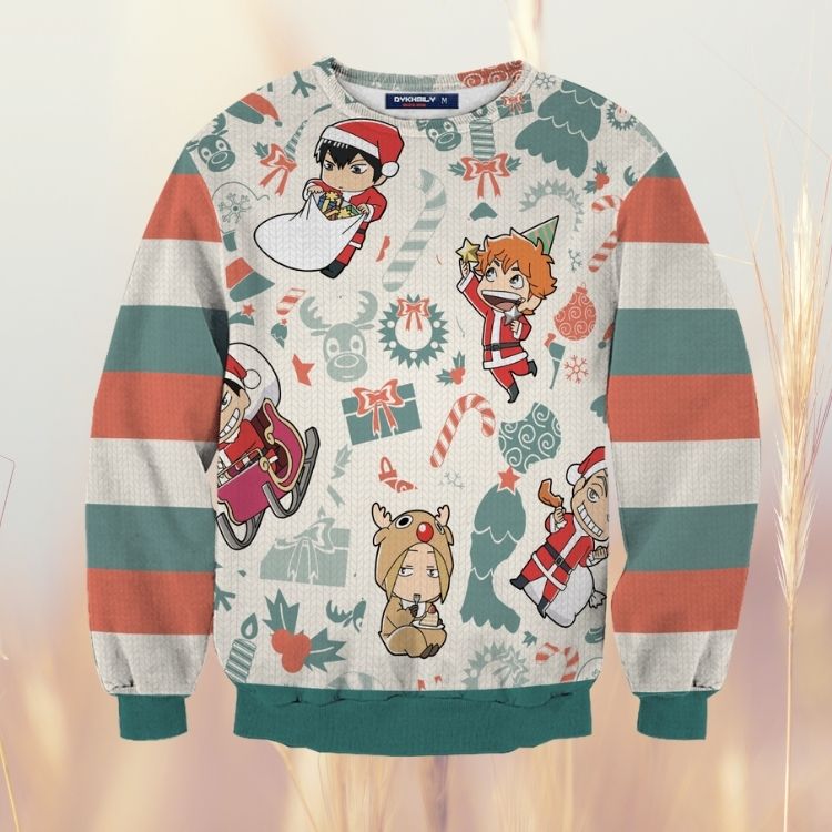 Haikyuu Christmas sweater, sweatshirt 2 Haikyuu Christmas sweater sweatshirt 3