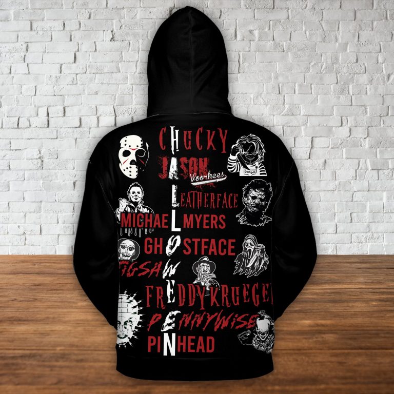 Halloween horror characters 3d hoodie 3