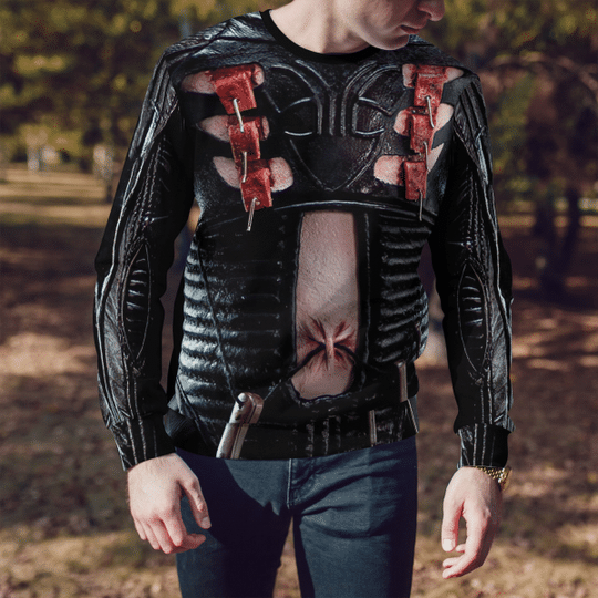 Halloween pinhead costume 3d all over printed apparels 4 Halloween pinhead costume 3d all over printed apparels 3