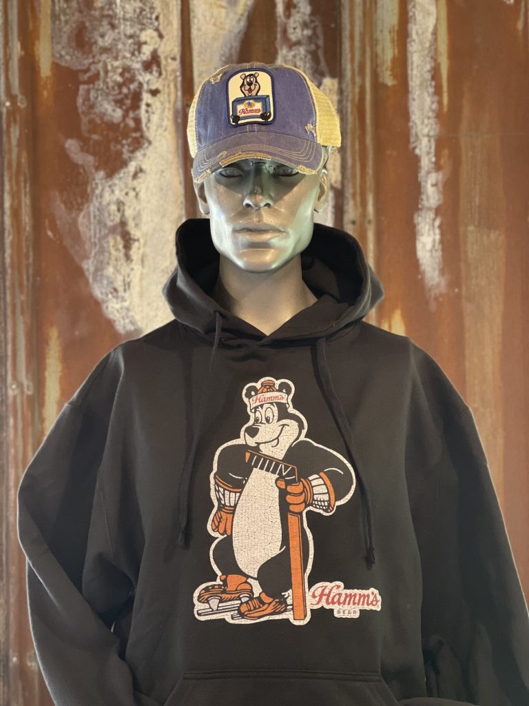 Hamms Hockey Bear shirt hoodie 2