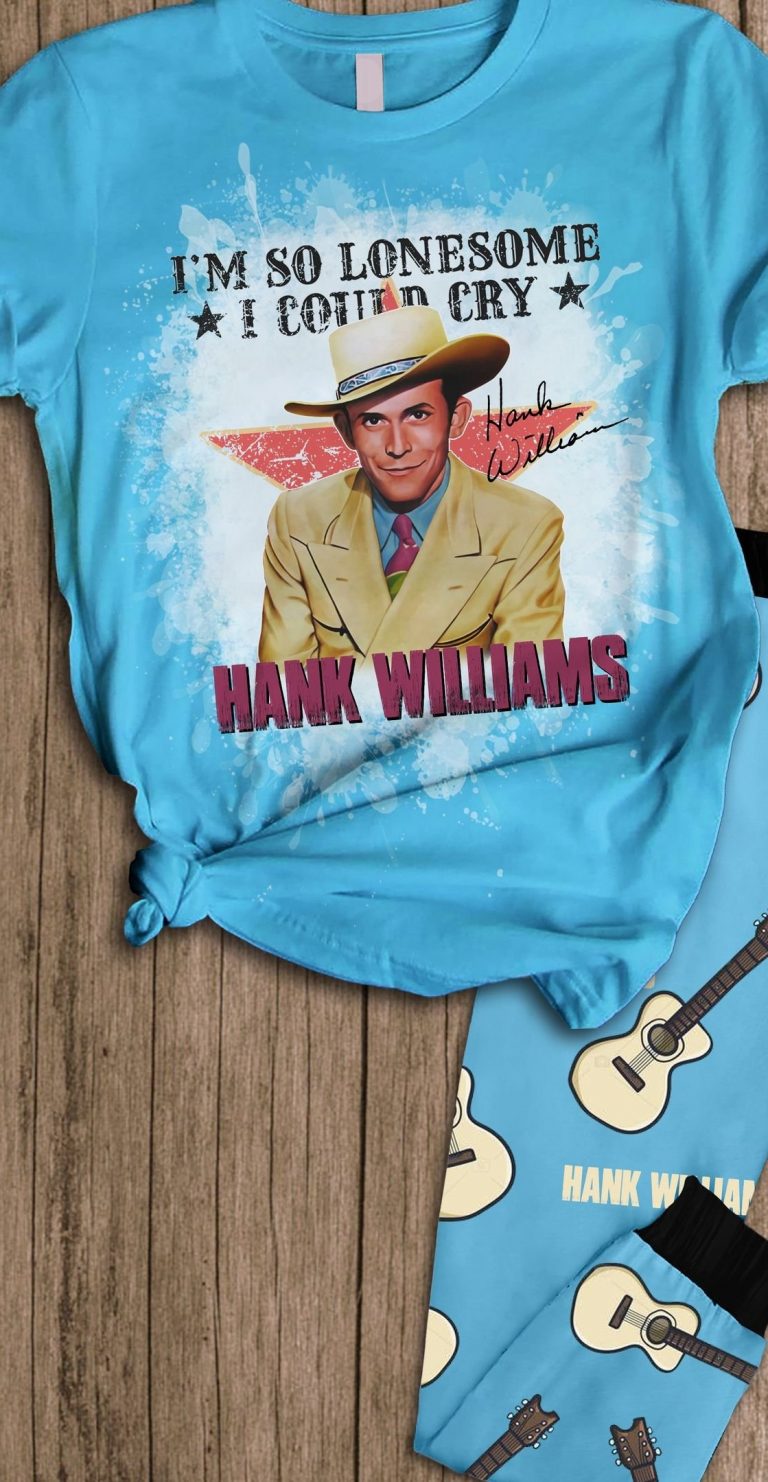 Hank Williams Im so lonesome I could cry pajamas set 2