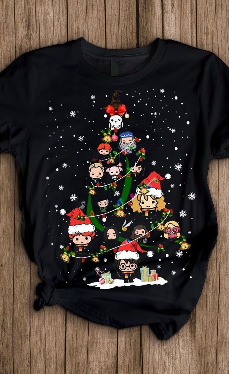Harry Potter Christmas tree pajamas set 2