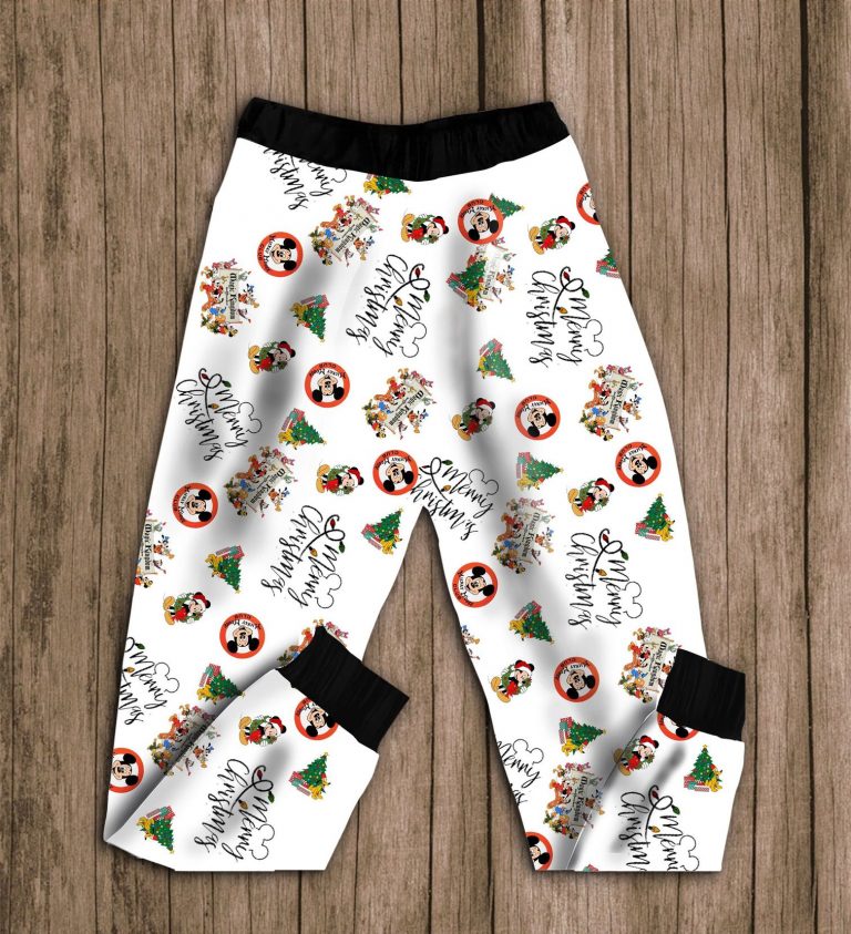 Have a Merry Mickey Christmas Walt Disney World 50th Anniversary pajamas set 2